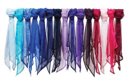 'COLOURS COLLECTION' PLAIN CHIFFON SCARF - Lemon - Additional