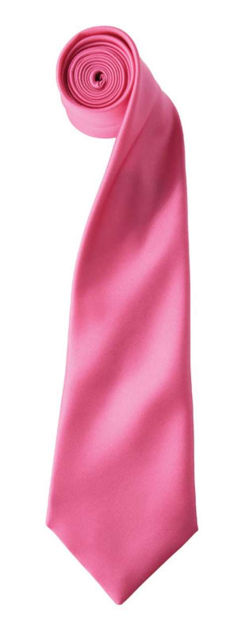 'COLOURS COLLECTION' SATIN TIE - Fuchsia - Main