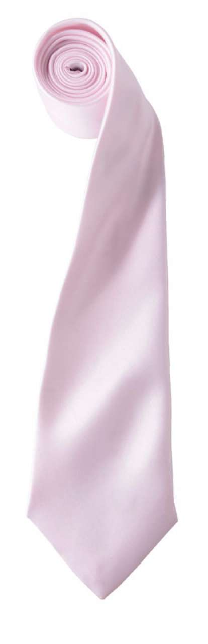 'COLOURS COLLECTION' SATIN TIE - Pink - Main
