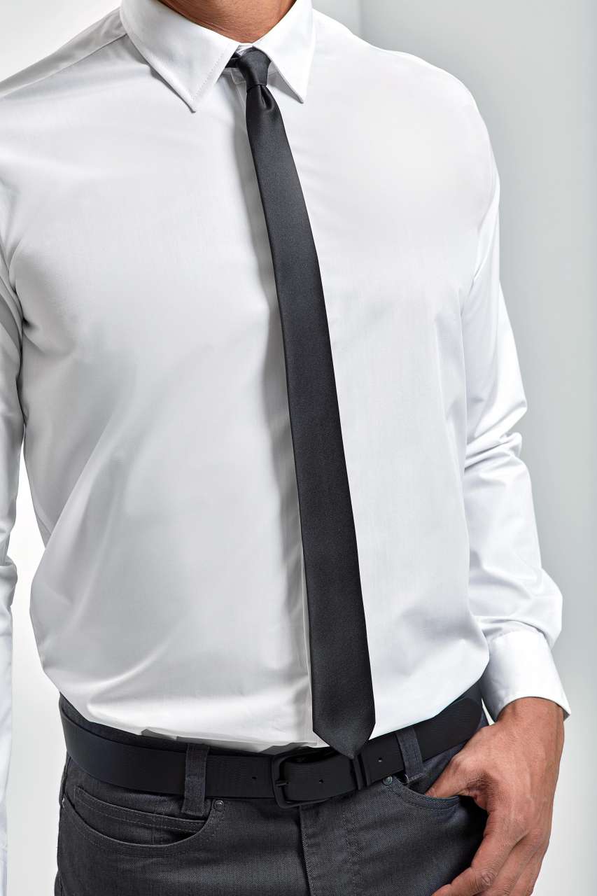SLIM TIE - Navy - Model
