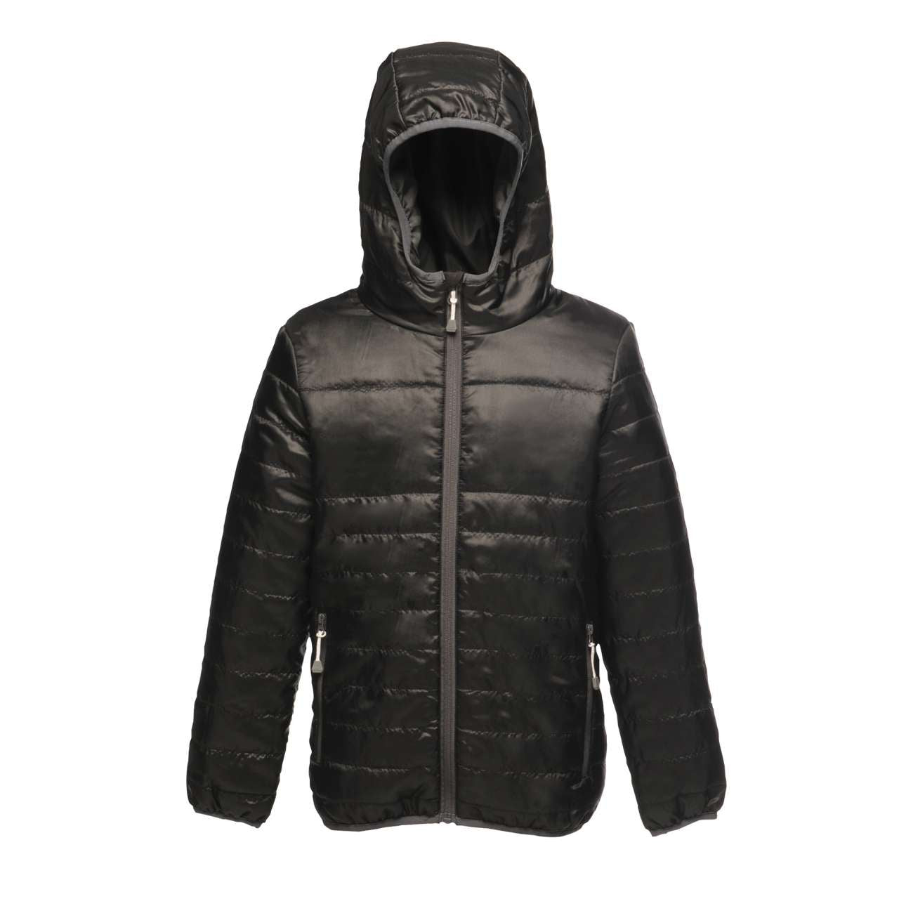 KIDS' STORMFORCE - THERMAL HOODED JACKET - Black - Main