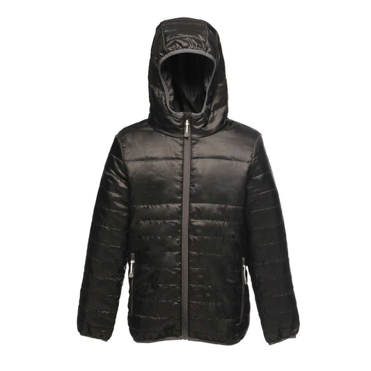 KIDS' STORMFORCE - THERMAL HOODED JACKET - Black - Main