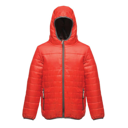KIDS' STORMFORCE - THERMAL HOODED JACKET - Classic Red - Main