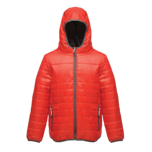 KIDS' STORMFORCE - THERMAL HOODED JACKET - Classic Red - Main