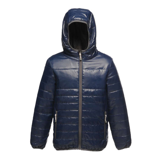 KIDS' STORMFORCE - THERMAL HOODED JACKET - Navy - Main