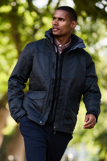 MEN'S BENSON III - BREATHABLE 3 IN 1 JACKET - Black/Black - modelimageurl