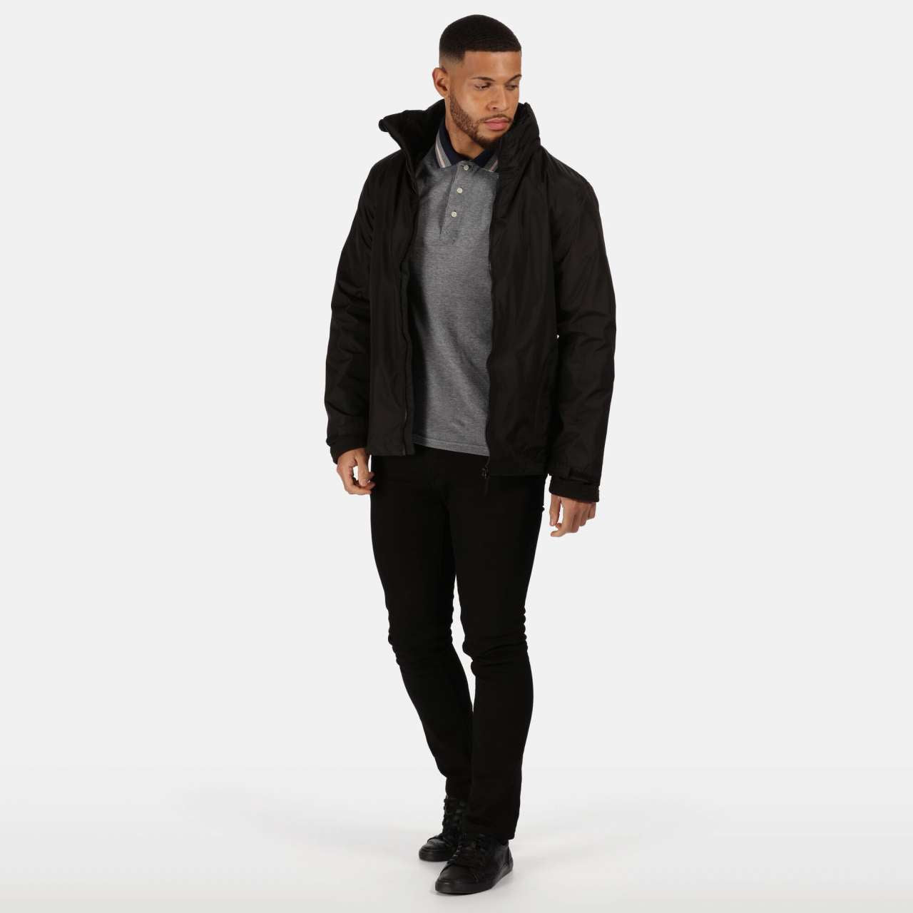 CLASSIC 3-IN-1 WATERPROOF JACKET - Black/Black - Additional