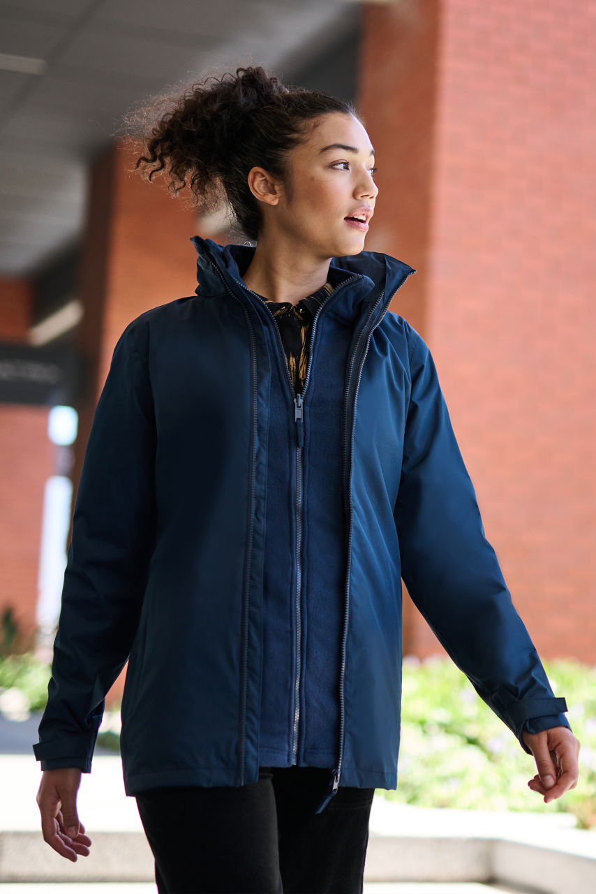 WOMENS CLASSIC 3 IN 1 JACKET - Black/Black - Model