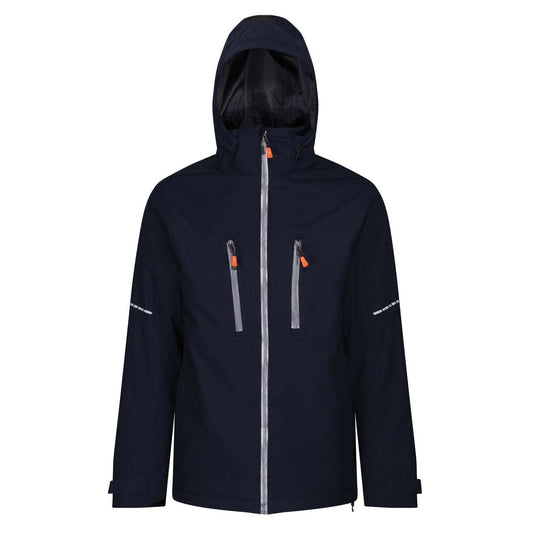 X-PRO MARAUDER III WATERPROOF INSULATED JACKET - Navy/Grey - colorimageurl