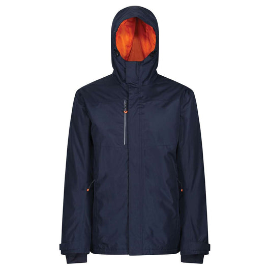 THERMOGEN WATERPROOF HEATED JACKET - Navy/Magma - colorimageurl