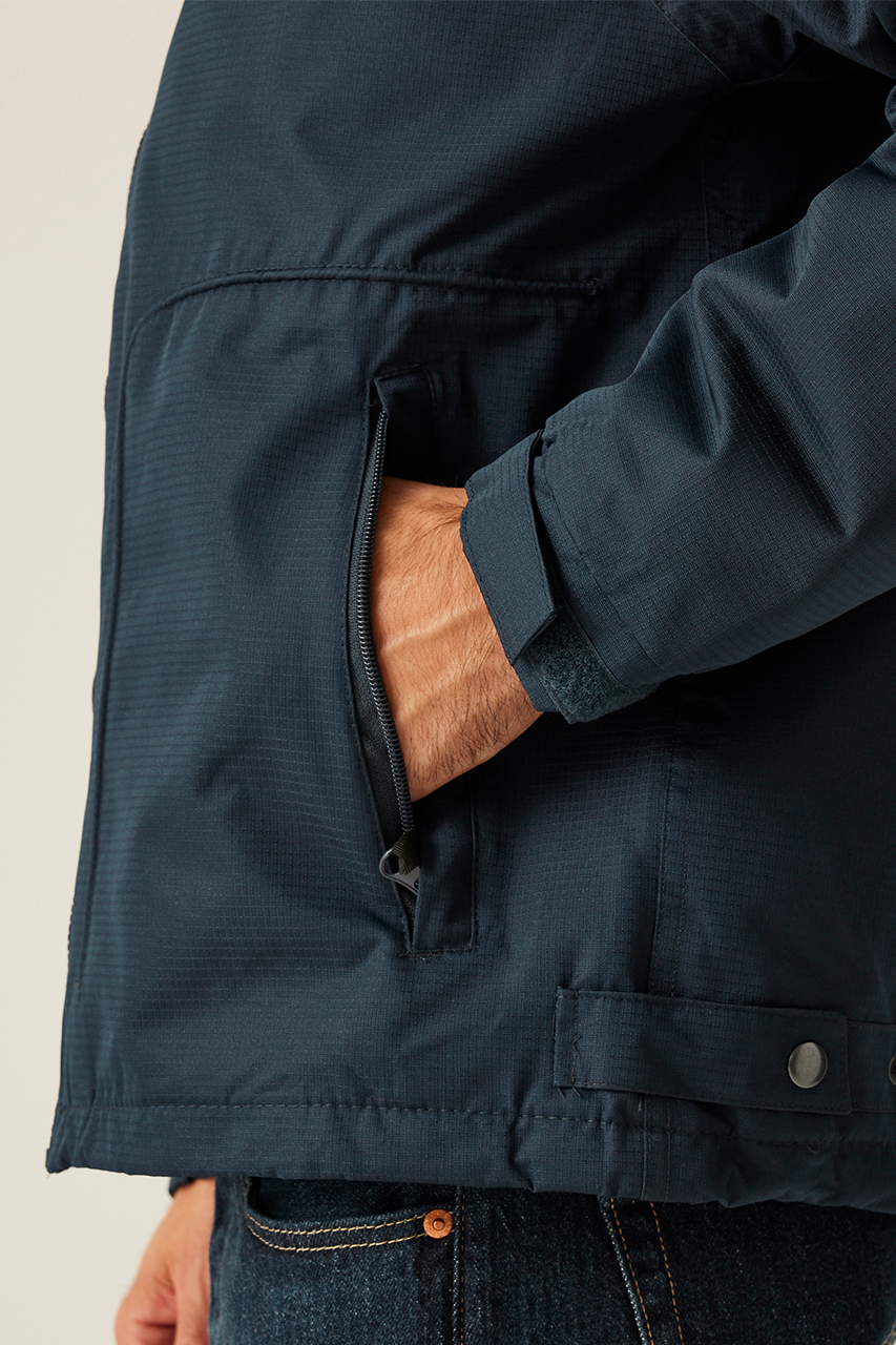 HUDSON MEN - FLEECE-LINED JACKET - Black - Additional