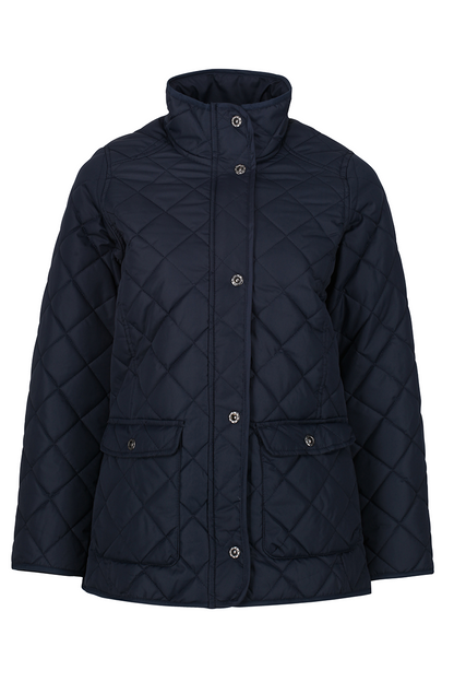 TARAH - DIAMOND QUILT JACKET - Navy - Model