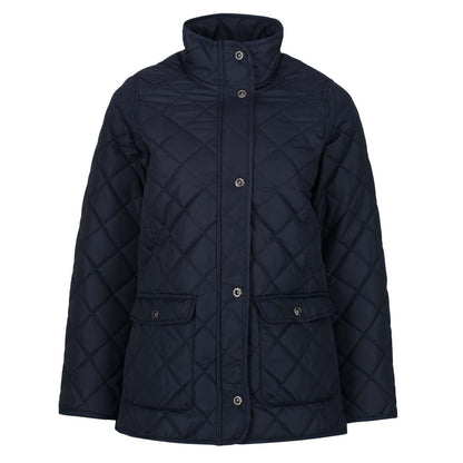 TARAH - DIAMOND QUILT JACKET - Navy - Main