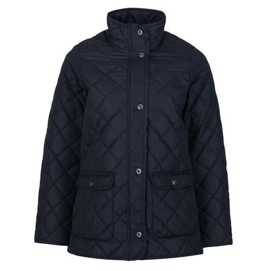 TARAH - DIAMOND QUILT JACKET - Navy - Main