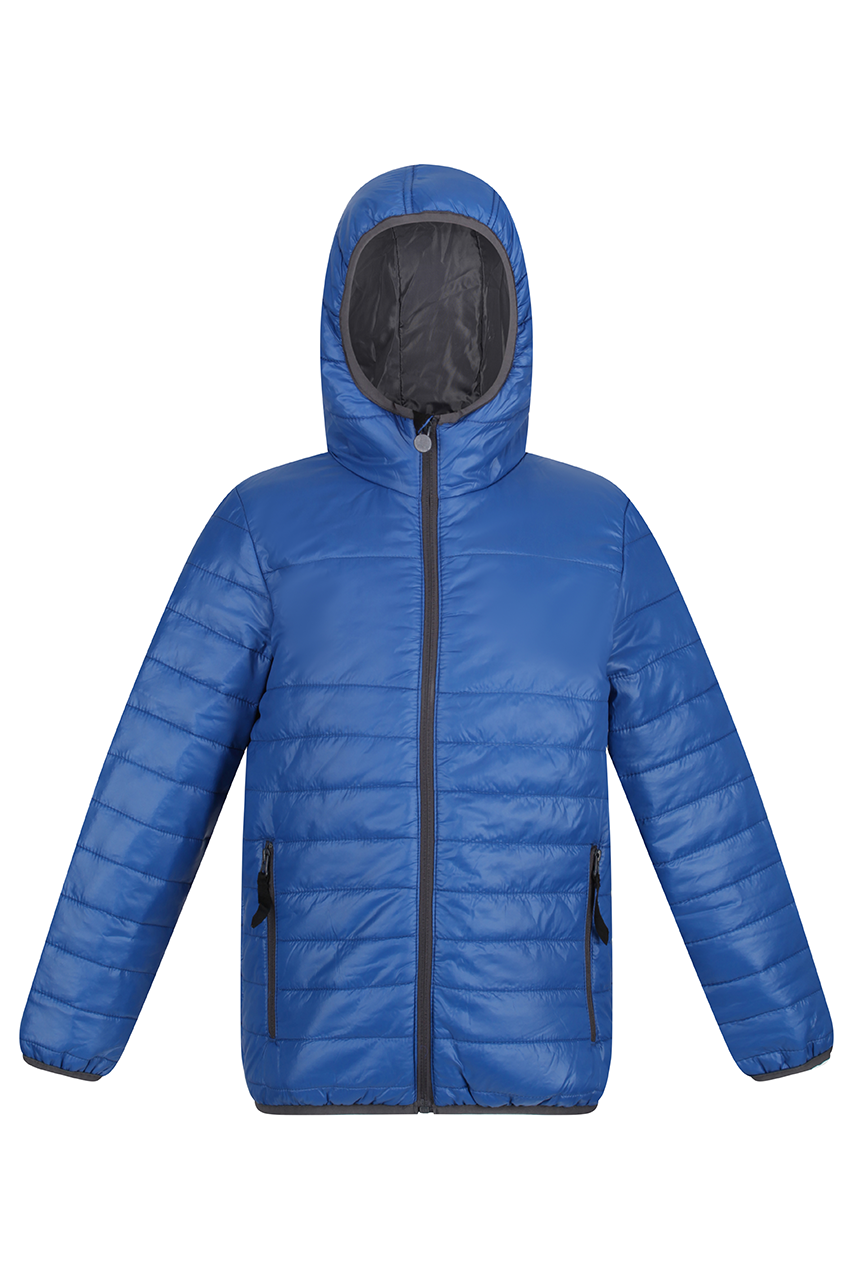 KIDS' STORMFORCE - THERMAL HOODED JACKET - Black - Model