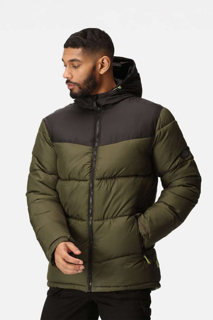 TACTICAL REGIME INSULATED JACKET - Iron/Black - modelimageurl