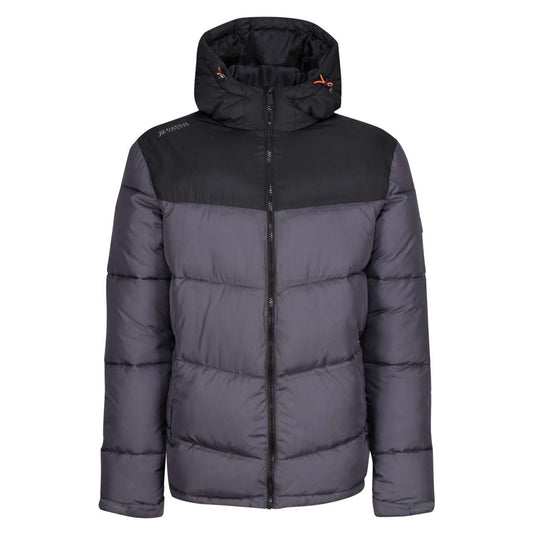 TACTICAL REGIME INSULATED JACKET - Iron/Black - colorimageurl