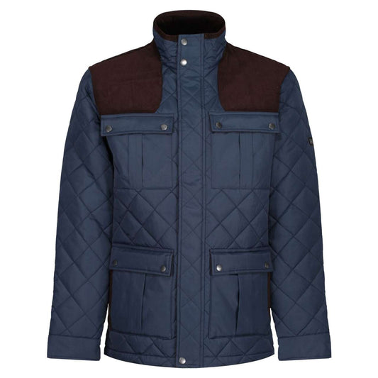 PADBURY QUILTED JACKET - Navy - colorimageurl