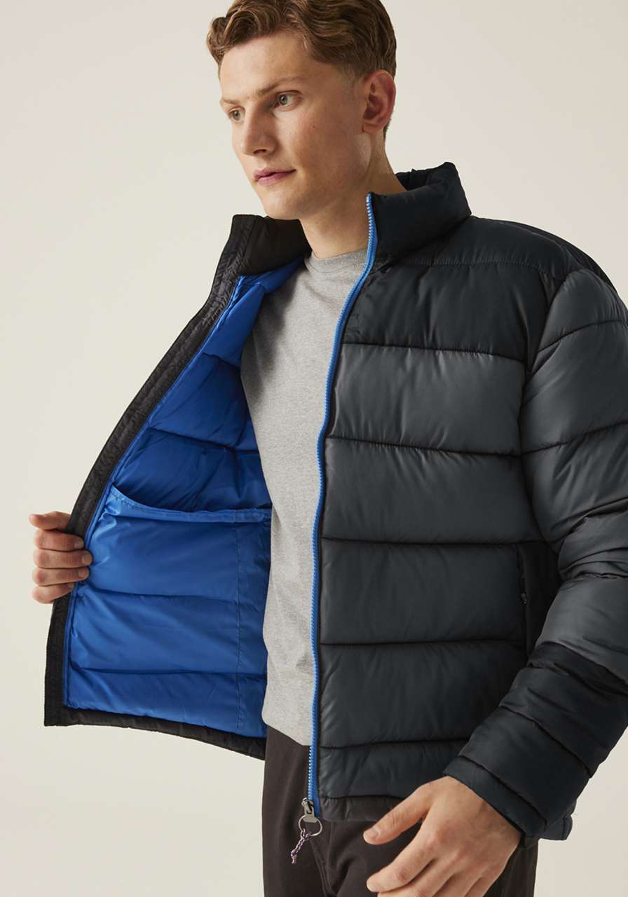 VINTAGE PUFFER JACKET - Strong Blue/Navy - modelimageurl