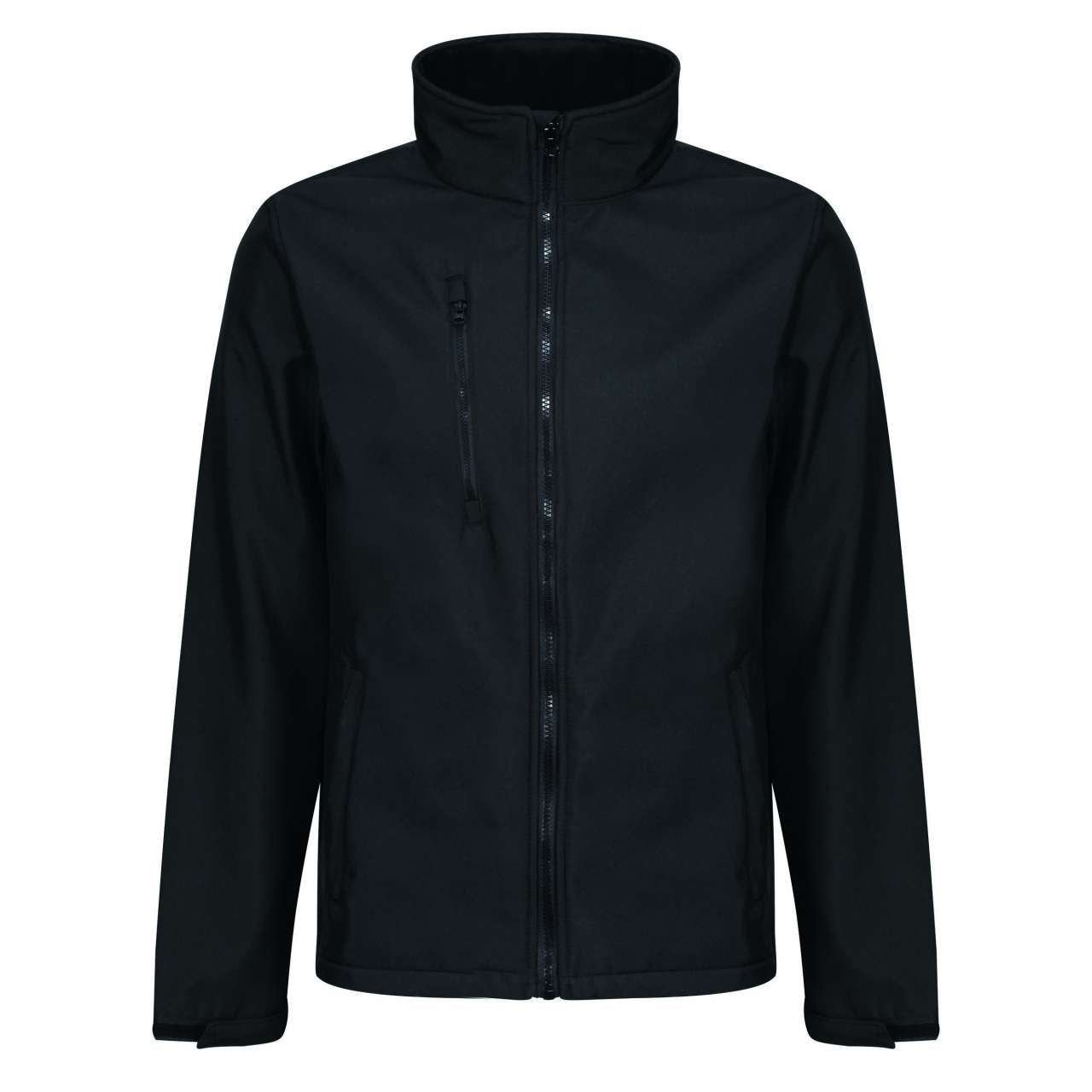 ABLAZE 3 LAYER PRINTABLE SOFTSHELL JACKET - Black/Black - colorimageurl