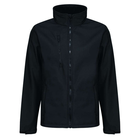 ABLAZE 3 LAYER PRINTABLE SOFTSHELL JACKET - Black/Black - colorimageurl
