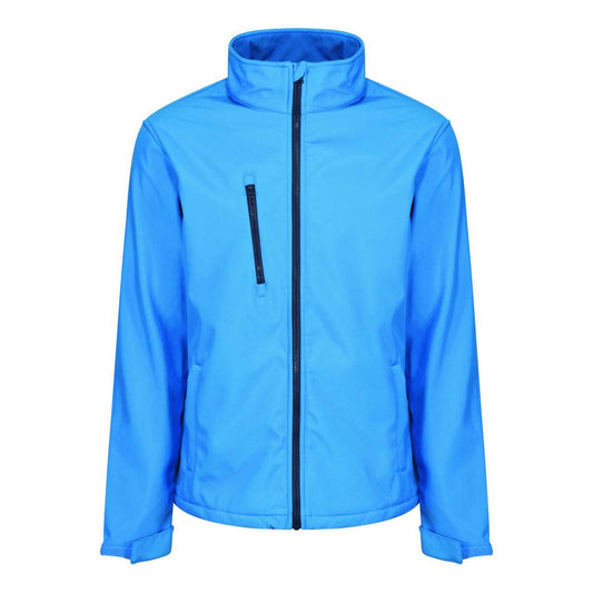 ABLAZE 3 LAYER PRINTABLE SOFTSHELL JACKET - French Blue/Navy - colorimageurl