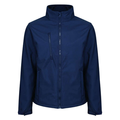 ABLAZE 3 LAYER PRINTABLE SOFTSHELL JACKET - Navy/Navy - colorimageurl