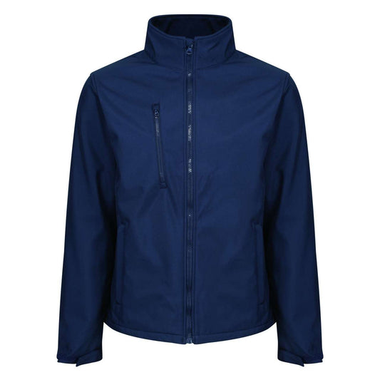 ABLAZE 3 LAYER PRINTABLE SOFTSHELL JACKET - Navy/Navy - colorimageurl