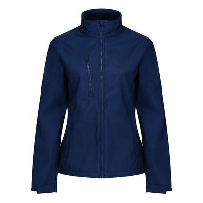 WOMEN'S ABLAZE 3 LAYER PRINTABLE SOFTSHELL JACKET - Navy/Navy - colorimageurl