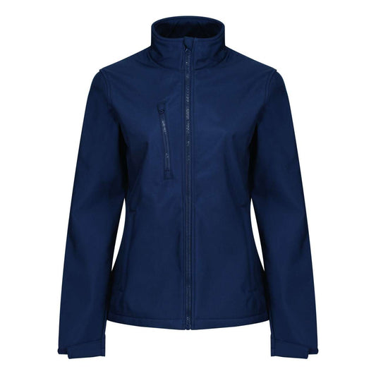 WOMEN'S ABLAZE 3 LAYER PRINTABLE SOFTSHELL JACKET - Navy/Navy - colorimageurl