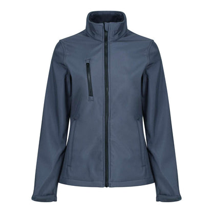 WOMEN'S ABLAZE 3 LAYER PRINTABLE SOFTSHELL JACKET - Seal Grey/Black - colorimageurl