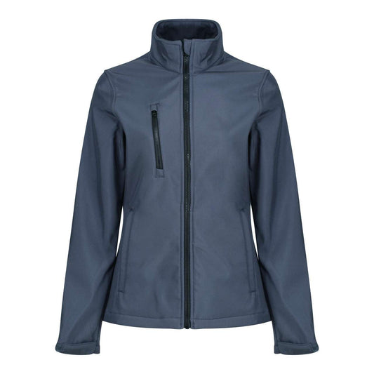 WOMEN'S ABLAZE 3 LAYER PRINTABLE SOFTSHELL JACKET - Seal Grey/Black - colorimageurl