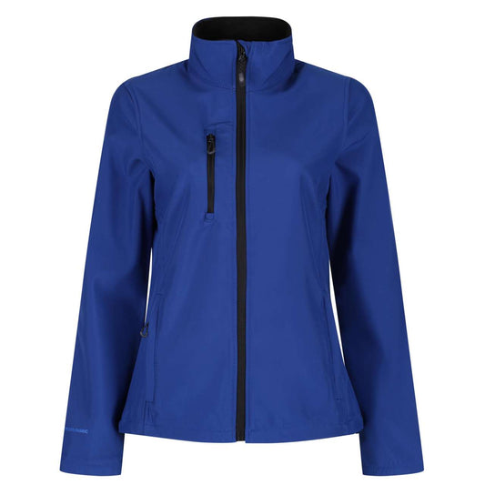 WOMEN'S HONESTLY MADE RECYCLED PRINTABLE SOFTSHELL JACKET - New Royal - Main