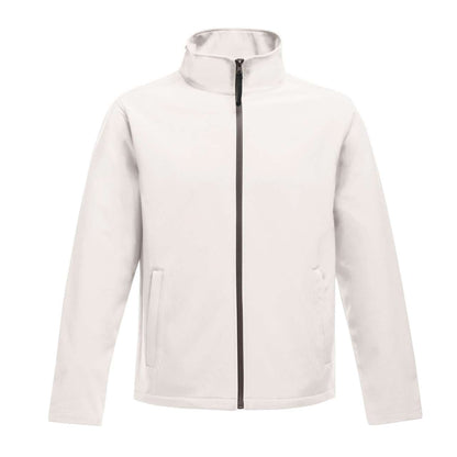 ABLAZE MEN'S PRINTABLE SOFTSHELL - White/Light Steel - colorimageurl