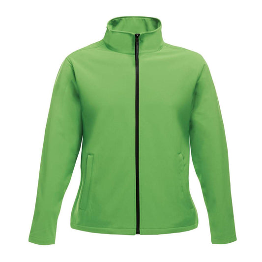 ABLAZE WOMEN'S PRINTABLE SOFTSHELL - Extreme Green/Black - colorimageurl