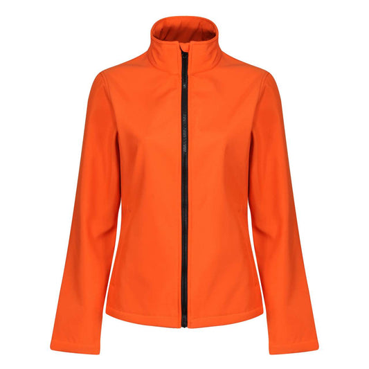 ABLAZE WOMEN'S PRINTABLE SOFTSHELL - Magma/Black - colorimageurl