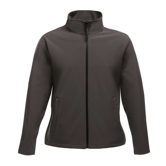 ABLAZE WOMEN'S PRINTABLE SOFTSHELL - Rock Grey/Black - colorimageurl