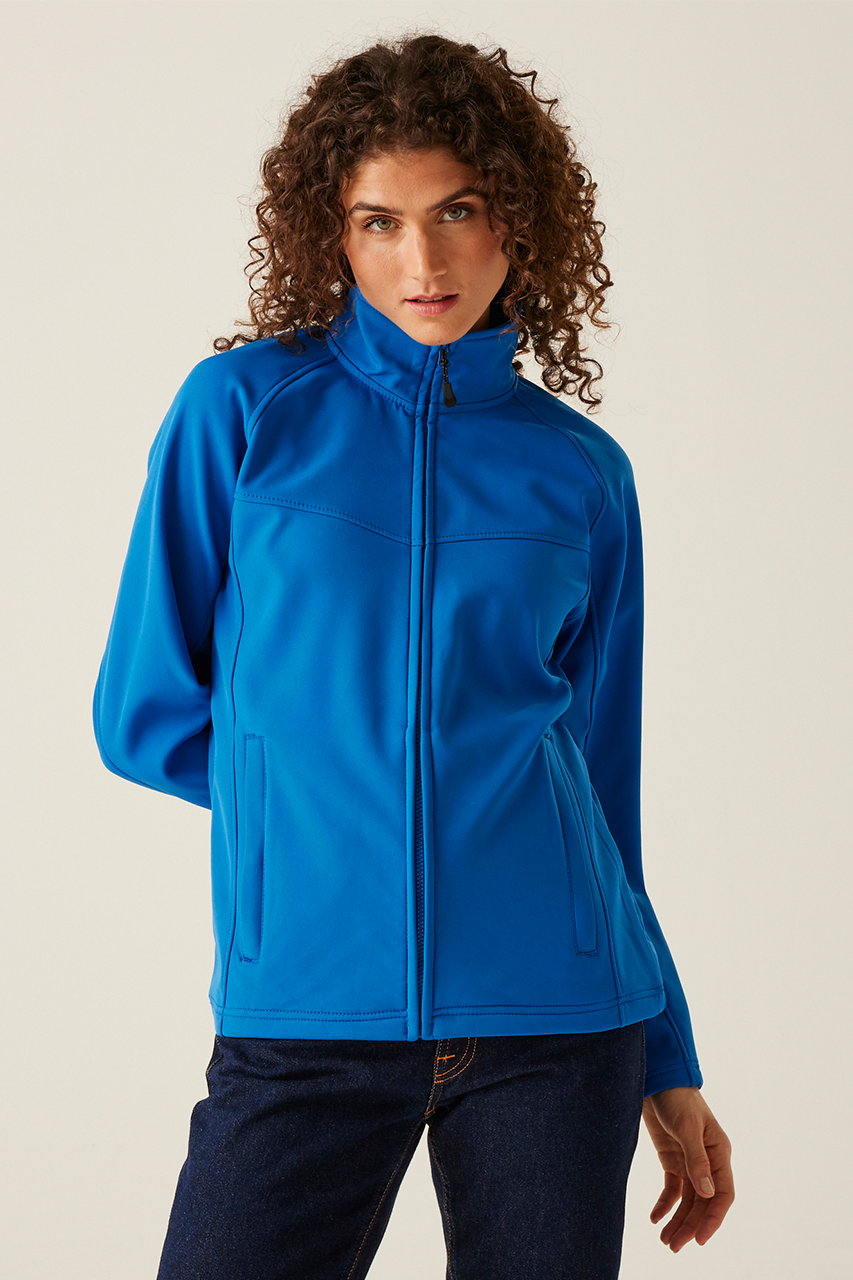 WOMEN'S UPROAR - INTERACTIVE SOFTSHELL - Classic Red/Seal Grey - Model