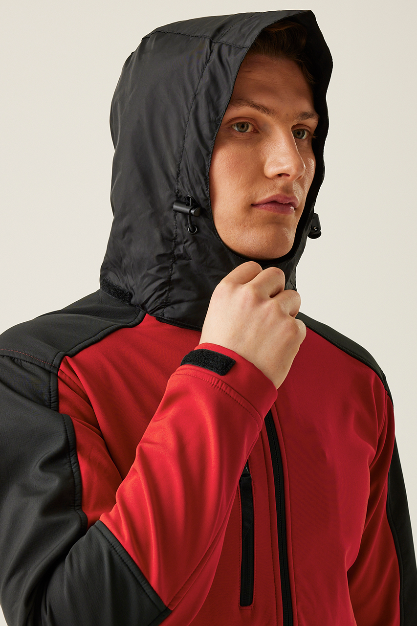 HYDROFORCE - 3-LAYER MEMBRANE HOODED SOFTSHELL - Oxford Blue/Black - Additional