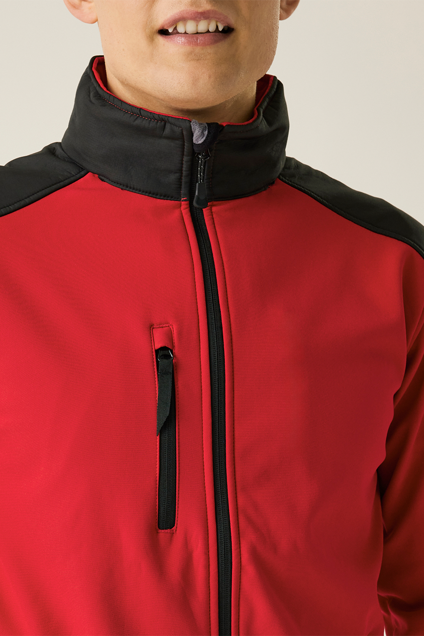 HYDROFORCE - 3-LAYER MEMBRANE HOODED SOFTSHELL - Oxford Blue/Black - Additional