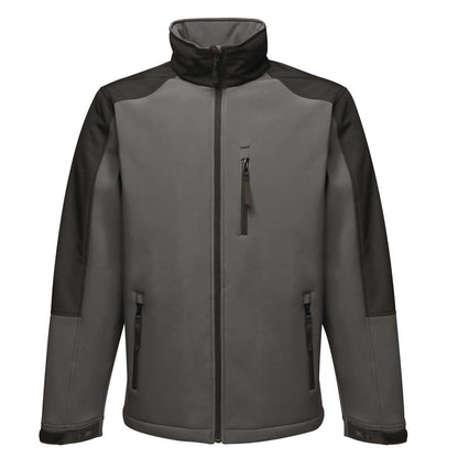 HYDROFORCE - 3-LAYER MEMBRANE HOODED SOFTSHELL - Seal Grey/Black - Main