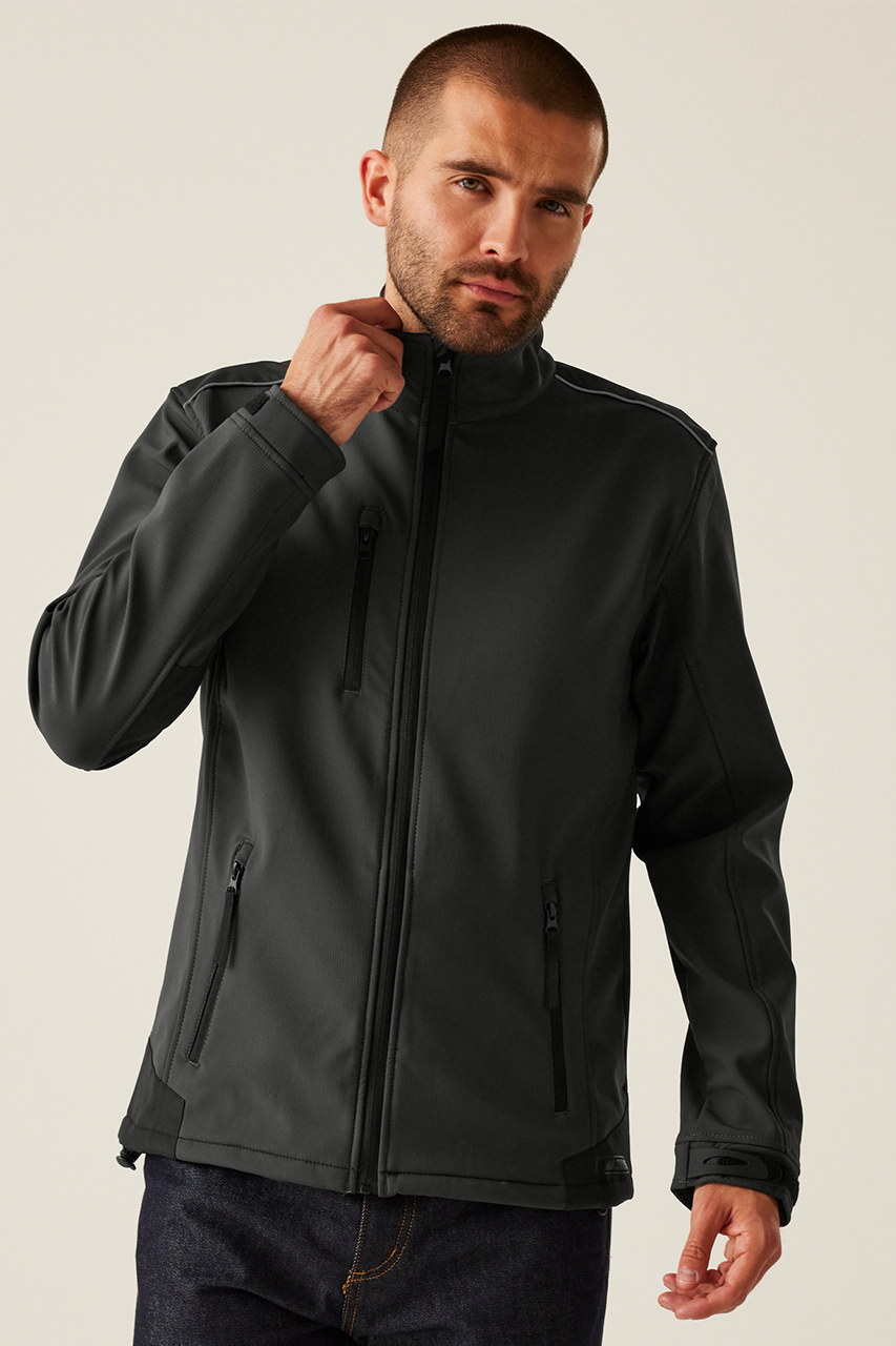 SANDSTORM - RIPSTOP SOFTSHELL - Black - Model