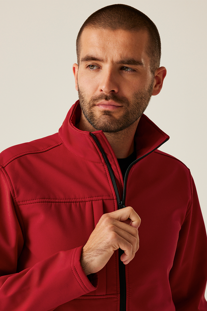 MEN'S OCTAGON II PRINTABLE 3 LAYER MEMBRANE SOFTSHELL - White/Light Steel - Additional