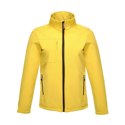 MEN'S OCTAGON II PRINTABLE 3 LAYER MEMBRANE SOFTSHELL - Bright Yellow/Black - Main