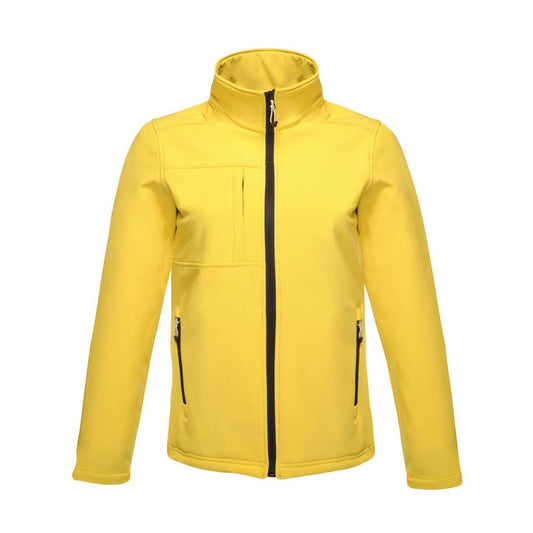 MEN'S OCTAGON II PRINTABLE 3 LAYER MEMBRANE SOFTSHELL - Bright Yellow/Black - Main
