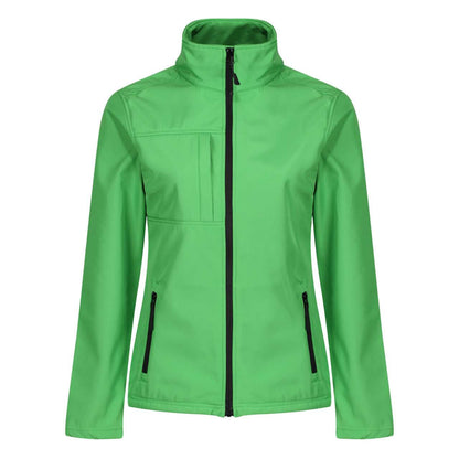 WOMEN'S OCTAGON II PRINTABLE 3 LAYER MEMBRANE SOFTSHELL - Extreme Green/Black - Main