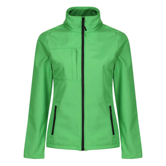 WOMEN'S OCTAGON II PRINTABLE 3 LAYER MEMBRANE SOFTSHELL - Extreme Green/Black - Main