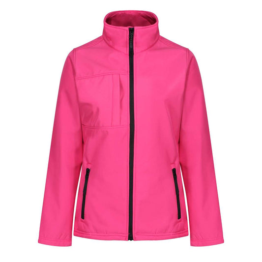 WOMEN'S OCTAGON II PRINTABLE 3 LAYER MEMBRANE SOFTSHELL - Hot Pink/Black - Main