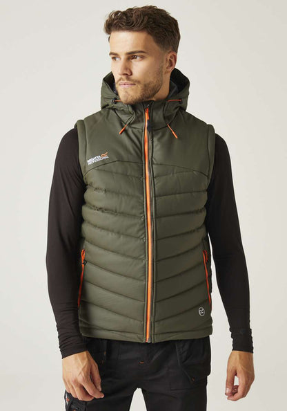 CALCULATE INSULATED BODYWARMER - Ash - modelimageurl