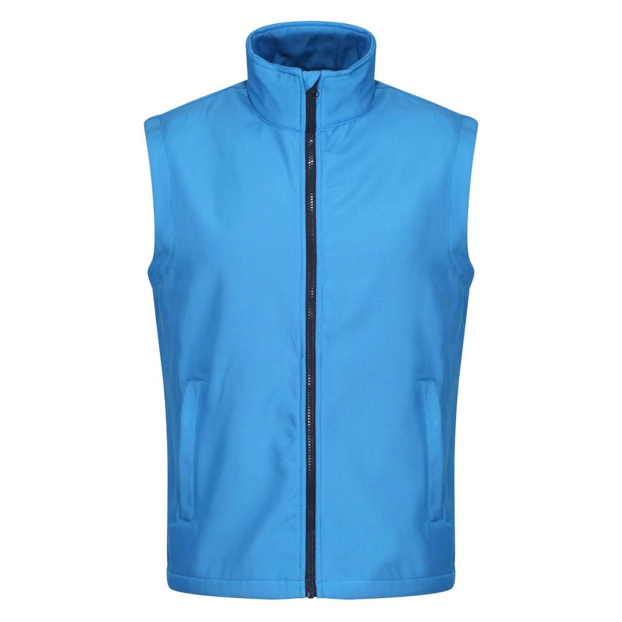 ABLAZE PRINTABLE SOFTSHELL BODYWARMER - French Blue/Navy - Main
